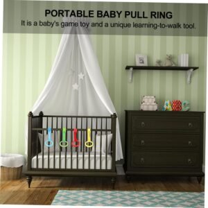 Portable Nursery Cot Rings (4pcs) - Ergonomic & Space-Saving Design - Image 3