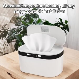 Baby Wipe Warmer with Night Light | Large Capacity & 5 Temp Settings - Image 5