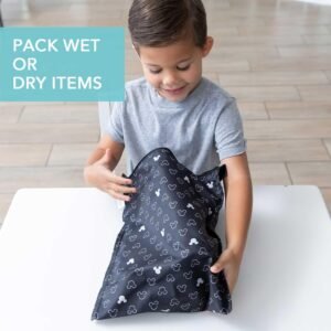 Disney Mickey Mouse Wet Bag – Waterproof, Washable & Reusable for Travel, Diapers & More - Image 3