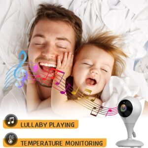 Video Baby Monitor with Camera - 960ft Range, Night Vision, 2-Way Talk - Image 6