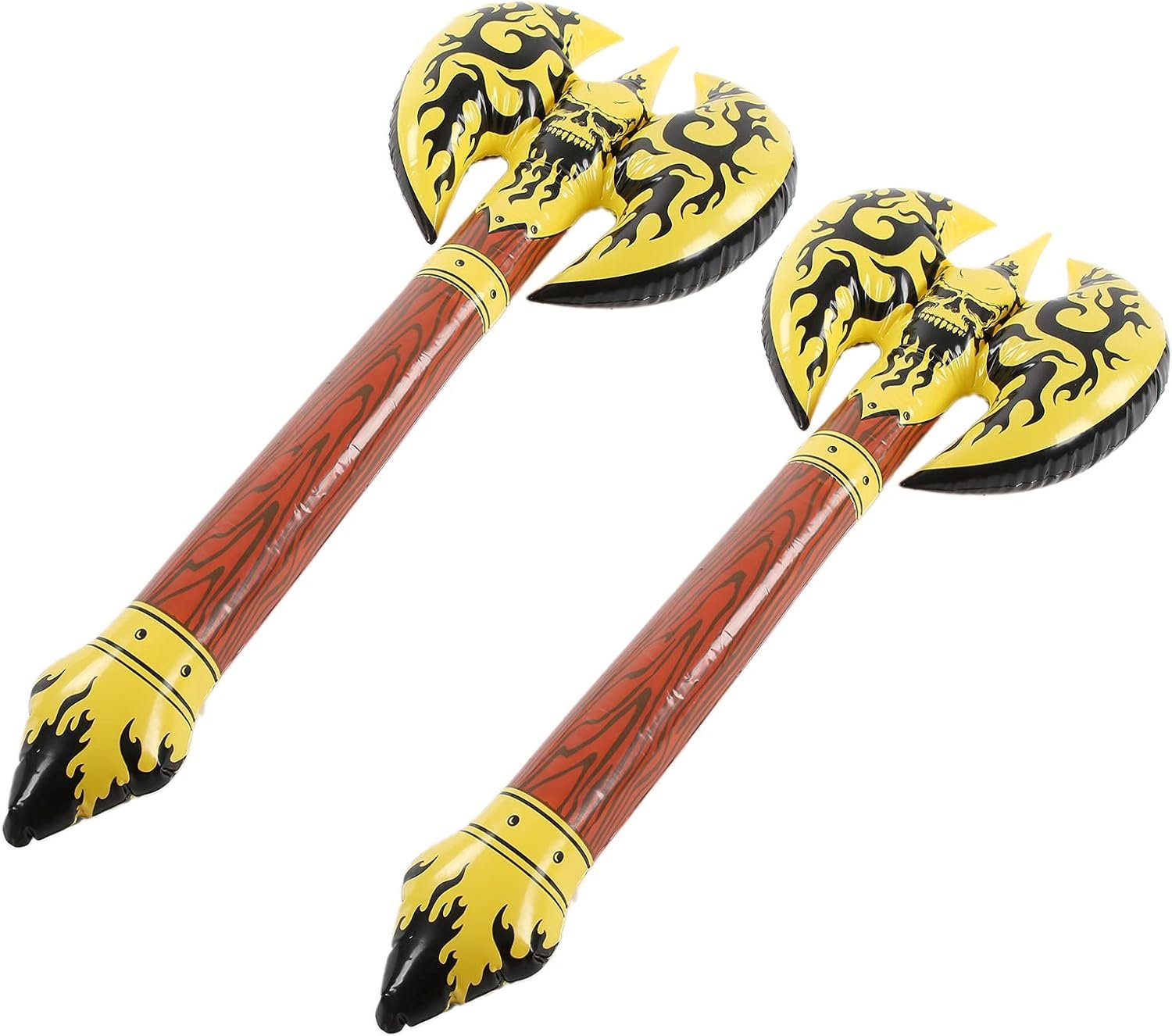 Inflatable Axe Throwing Game, Inflatable Toys 2Pcs Double Sided Inflatable Hatchet Toy Toy Axe Water Party Pool Float Inflatable Children Toys for Kids Playing Pool Parties