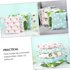 HONITANO 2-Pack Reusable Diaper Storage Bags | Portable Wet & Dry Organizer - Image 2