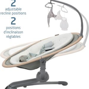 Maxi-Cosi Cassia Baby Swing: Portable 360° Infant Swing with Music & Toys - Image 6