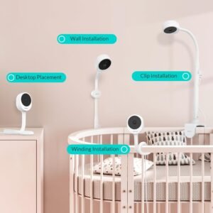 NETVUE Baby Monitor Camera with 5" Display, Cry Detection & 2-Way Talk - Image 7