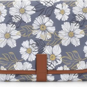 Travel Change Mat Infant Newborn Diaper Changing Pad with Carrying Strap Portable Foldable Sheet Bed Pad Baby Essential