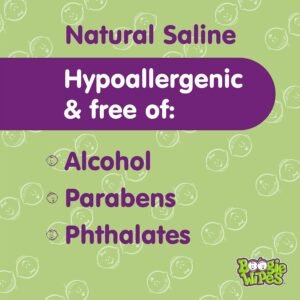 Natural Saline Nose Wipes for Kids & Babies, Unscented, 90-Count - Image 5