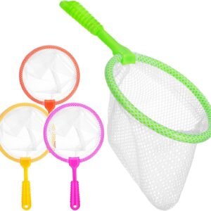 Toyvian 4 Pcs Toddler Fishing Nets - Short Handle for Catching Bugs & Play - Image 7