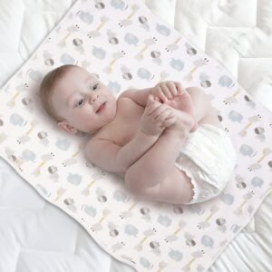 Soft Waterproof Baby Diaper Changing Pad Liners - 22x27.5 inches, 3 Pack - Image 7