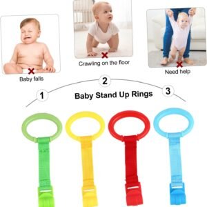 Portable Nursery Cot Rings (4pcs) - Ergonomic & Space-Saving Design - Image 9