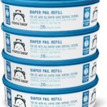 Mama Bear Diaper Pail Refills for Diaper Genie Pails, 270 Count (Pack of 4)