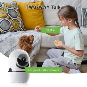 2K Indoor Security Camera - 5G & 2.4G WiFi, 360° Night Vision, 2-Way Audio - Image 3