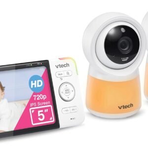 VTech RM5754-2HD Wi-Fi Video Baby Monitor - 5” Display, 1080p HD, 2 Cameras - Image 2