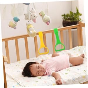 4pcs Portable Nursery Stand-Up Pull Rings for Newborns - Lightweight & Comfortable - Image 7