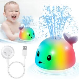Light Up Baby Whale Bath Toy