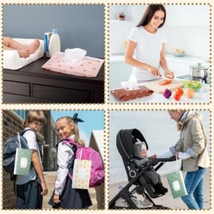 Portable Baby Wipe Dispenser | Reusable Travel Wipe Holder Case - Image 5