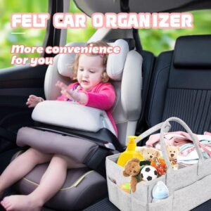 Portable Lainlight Baby Diaper Caddy Organizer for Nursery & Travel - Image 4