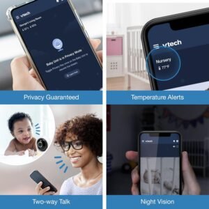 VTech RM9761 1080p WiFi Baby Monitor with Night Light & Remote Access - Image 3