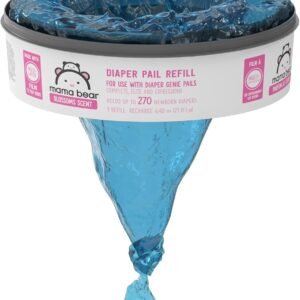 Mama Bear Blossoms Scented Diaper Pail Refills for Diaper Genie - 1080 Count - Image 2