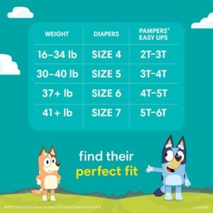 Pampers Easy Ups Potty Training Underwear, Size 5 (3T-4T), 100 Count - Image 4