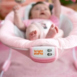 Minnie Mouse Baby Bouncer with Soothing Vibrations & Removable Toy Bar - Image 7