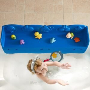 Ocean Animals Bath Splash Guard & Organizer for Kids' Bath Toys - Image 3