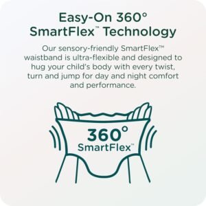 SmartyPants Plant-Based Training Pants | EWG Verified, Super Absorbent, Size 8 (30 Count) - Image 5