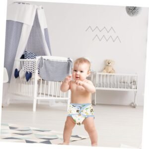 CATIEBYE 2-Pack Reusable Cotton Training Diapers - Soft, Absorbent & Breathable - Image 8