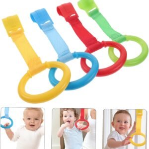 OFFIGAM 4pcs Crib Pull Rings - Durable Hanging Rings for Standing Support - Image 3