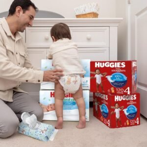 HUGGIES Natural Care Scented Baby Wipes, Hypoallergenic, 560 Count - Image 9