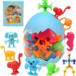 LEADSTAR 26 Pcs Suction Cup Bath Toys