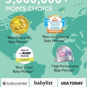Momcozy 1080P HD Video Baby Monitor - 5'' Screen, Night Vision, 2-Way Audio - Image 4