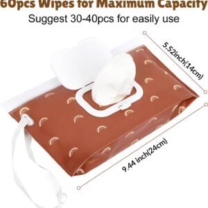 Portable Baby Wipe Dispenser | Reusable Travel Wipe Holder Case - Image 6