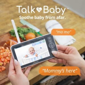 Levana Nala Video Baby Monitor: 5.5" 1080P Display, 2 PTZ Cameras, 1000ft Range - Image 3