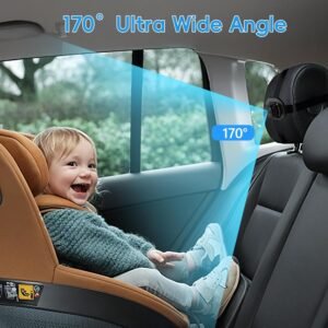 VASTEND Baby Car Camera 1080P with 5-Inch Monitor & Night Vision - Image 6