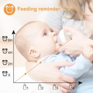 VTimes Baby Monitor – 5" Screen, 32-Hour Battery, No WiFi, Night Vision & Two-Way Talk - Image 6