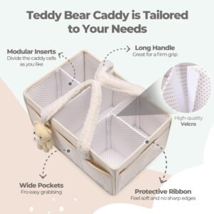 PeraBella Baby Diaper Caddy Organizer - Nursery Storage & Shower Gift - Image 4
