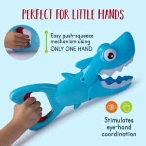 Hoovy Shark Bath Toy Set for Toddlers – 4 Toy Fish Included - Image 4