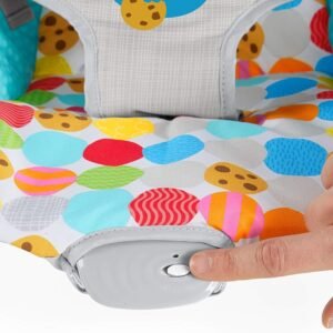 Elmo Vibrating Baby Bouncer with Toy Bar & 3-Point Harness - Bright Starts - Image 8