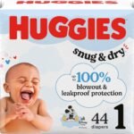 HUGGIES SNUG&DRY JMBOPK DIAPER SZ1 44