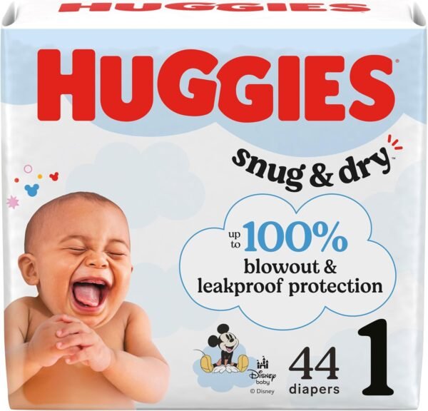 HUGGIES SNUG&DRY JMBOPK DIAPER SZ1 44