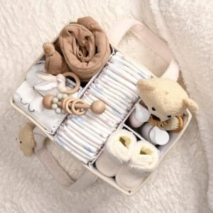 PeraBella Baby Diaper Caddy Organizer - Nursery Storage & Shower Gift - Image 5