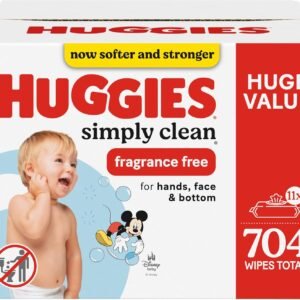 Huggies Simply Clean Unscented Baby Wipes