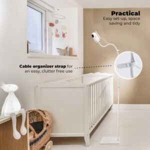 Adjustable Baby Monitor Stand for Boifun, Eufy, Vtech & More - Floor Mount - Image 5