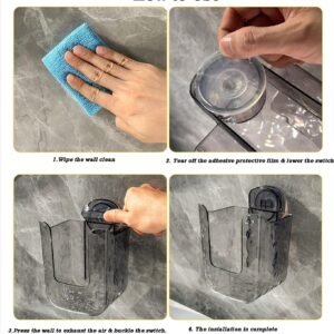 Suction Cup Wall Mounted Wipes Storage Box - Dustproof Dispenser for Home - Image 5