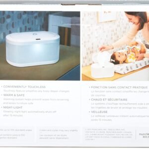 Munchkin Touch-Free Baby Wipe Warmer with Nightlight & Motion Sensor, White - Image 9