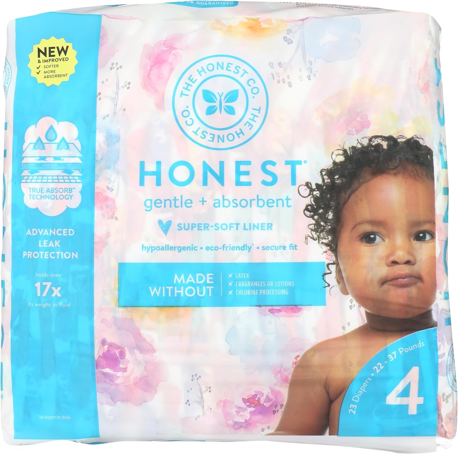 Honest Diapers Size 4