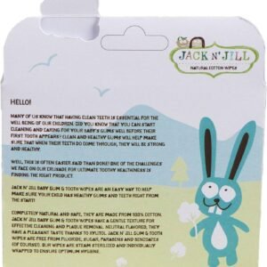 Natural Baby Gum & Tooth Wipes - Jack N' Jill, 25 Packets Box - Image 2