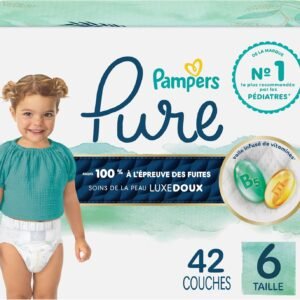 Pampers Pure Size 6 Super 1/42 - Eco-Friendly Diapers for Sensitive Skin - Image 2