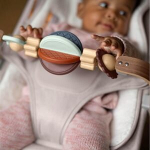 UPPAbaby Mira Wonder Wheel Toy Bar | Attach to Bouncer for Sensory Fun - Image 4