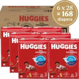 Huggies Little Snugglers Size 3 Diapers (16-28 lbs) - 168 Count, 6 Packs - Image 2